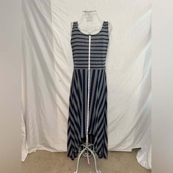High-Low Dress - Navy/Gray - Size Large - EUC - Picture 4 of 9